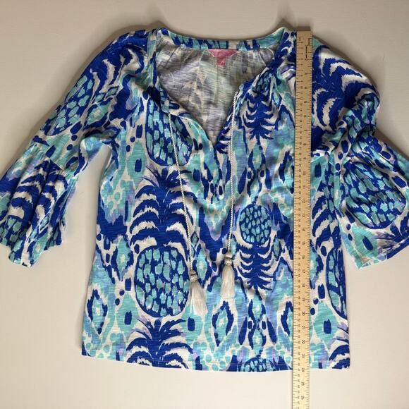 Lilly Pulitzer Womens Del Lago Tunic in Multi Salt in the Air Sz XS Preppy Beach - Picture 11 of 12